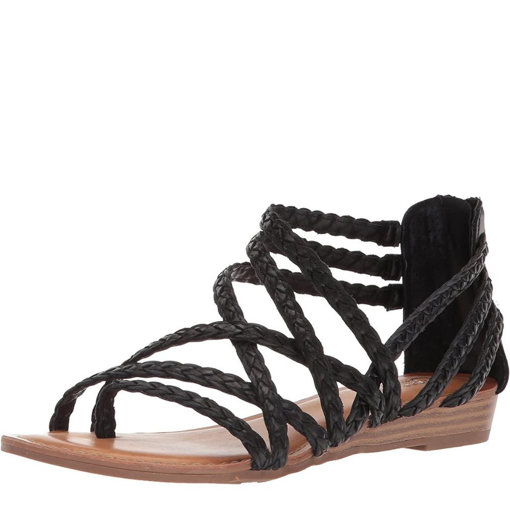 Carlos by Carlos Santana Womens Amara Sandals Black